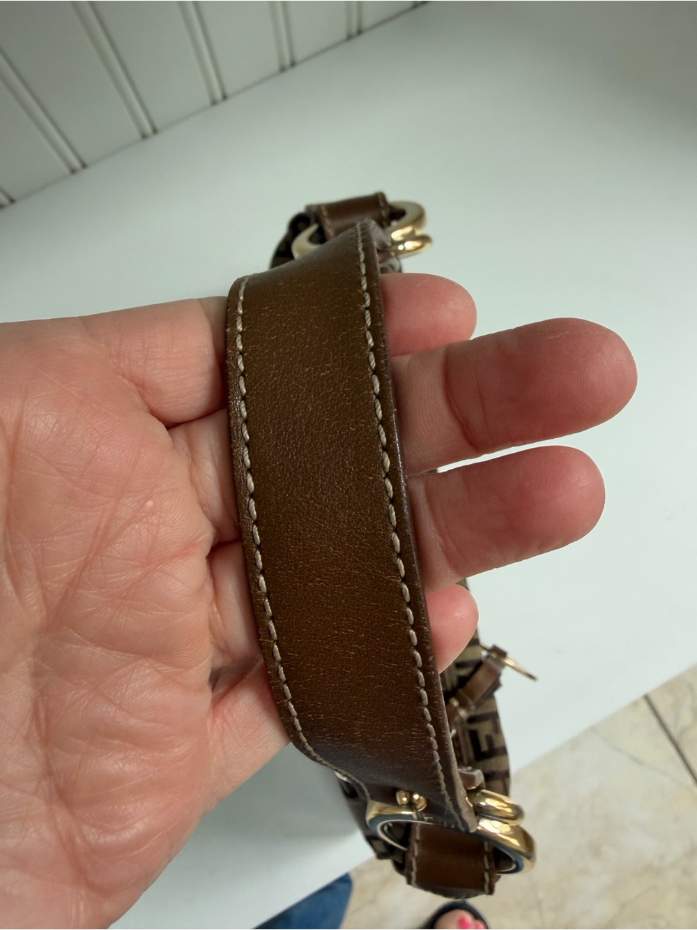 Fendi Brown Monogram Zucchino FF Chef Vintage - Picture 12 of 12